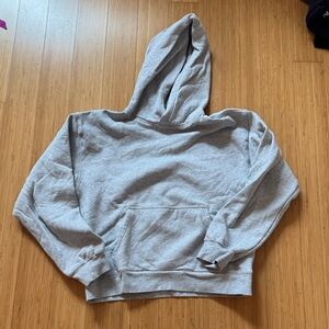 Aritzia TNA sweat Fleece Gray Hoodie Sweater Size M
